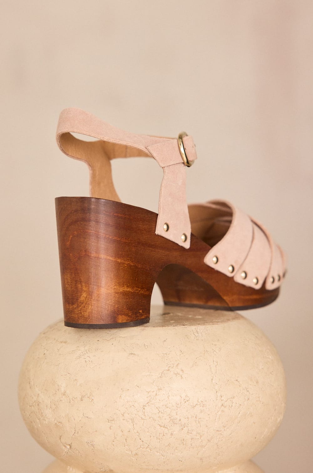 Sandales &agrave; talons en cuir SIA;${refinementColor}