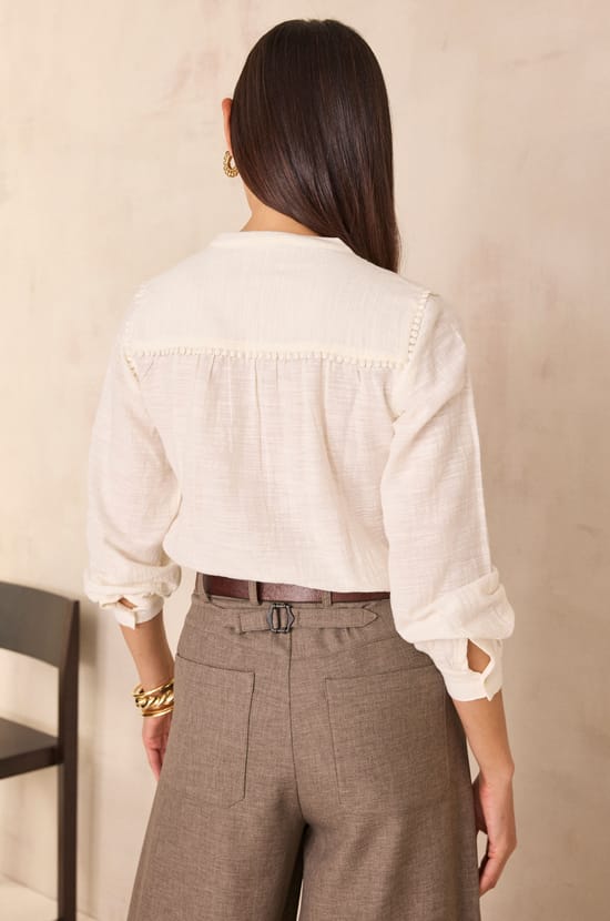 100% cotton DALIA blouse;${refinementColor}