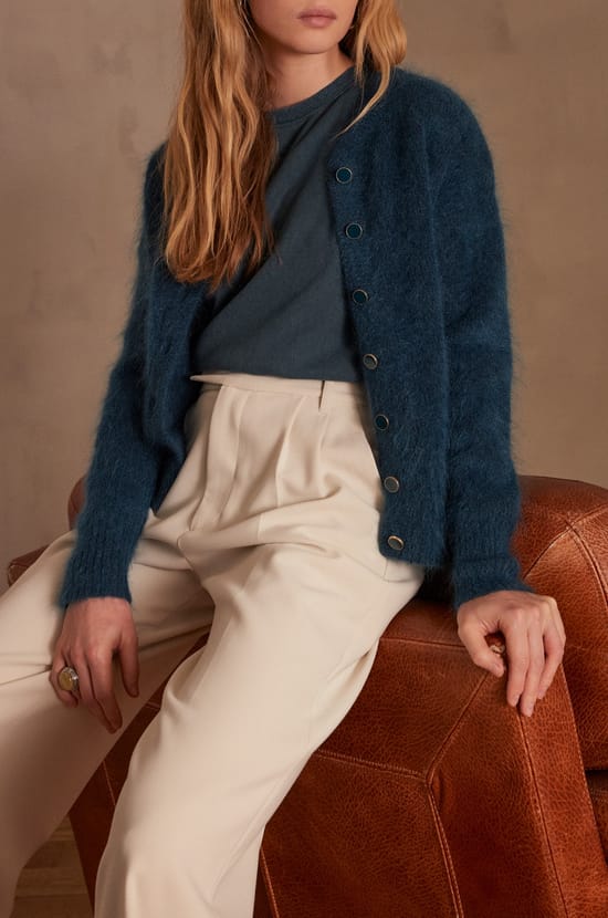 Gilet en mohair LOU;${refinementColor}