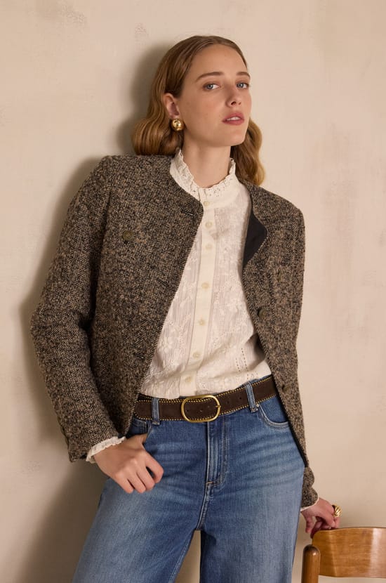 PIA wool jacket;${refinementColor}
