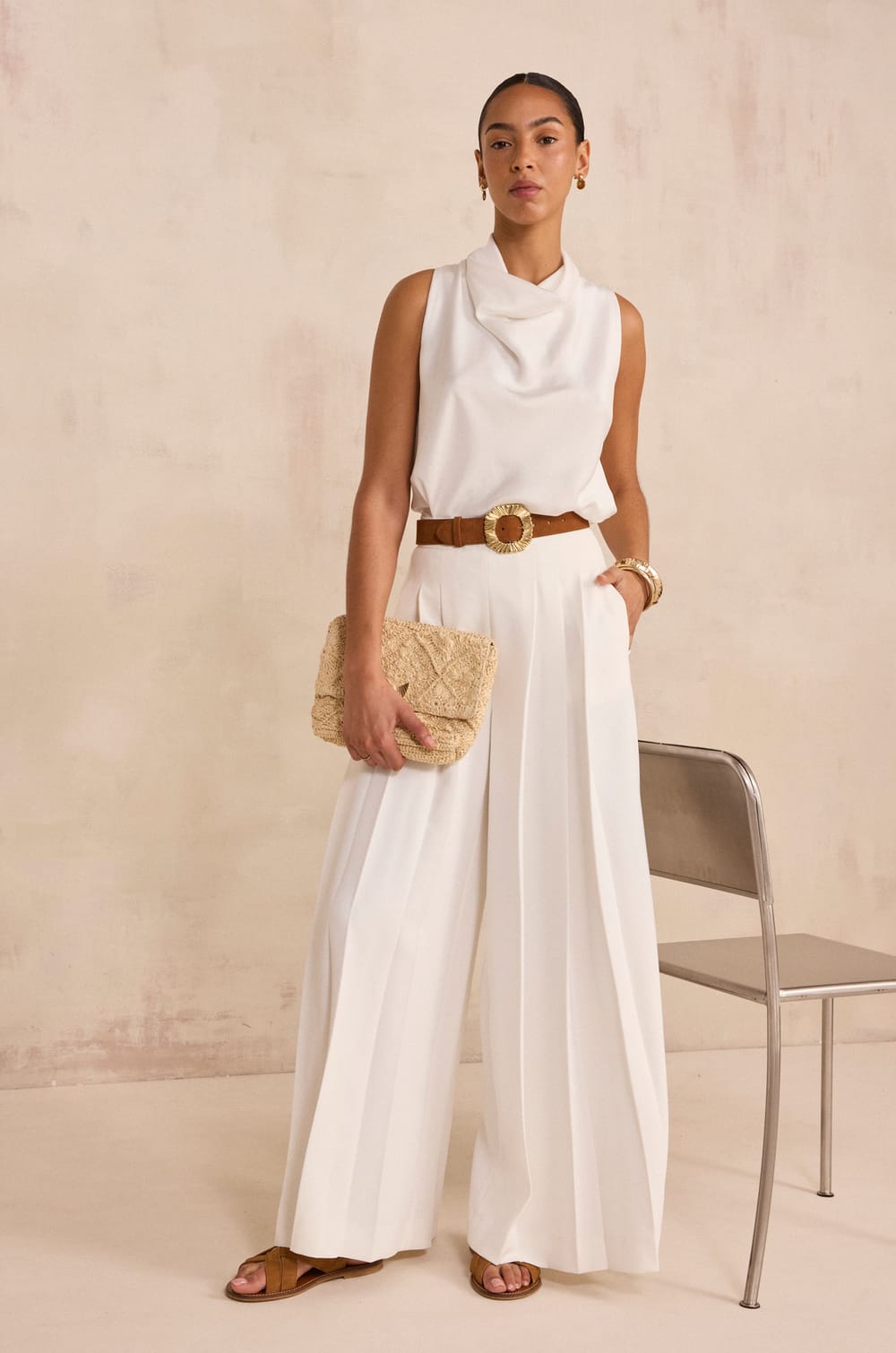 Pantalon extra large TIPHAINE;${refinementColor}