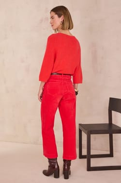 Pantalon en velours c&ocirc;tel&eacute; TRISTAN;${refinementColor}