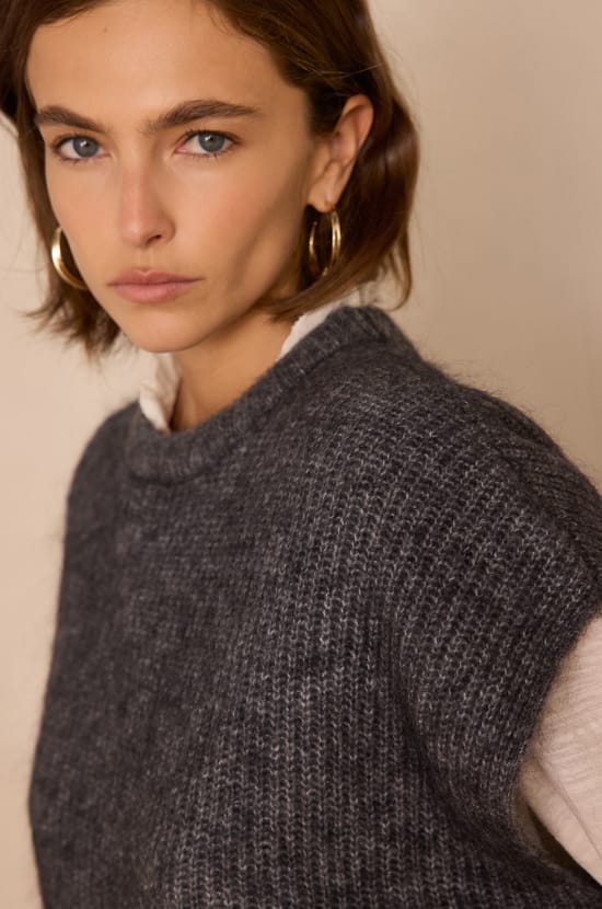 BOHEME batwing mohair jumper;${refinementColor}