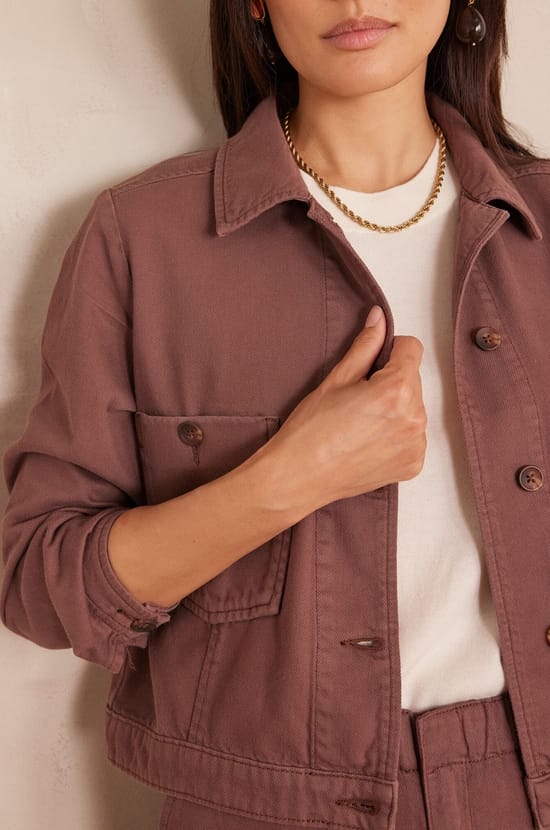 Veste CASTILLE en coton;${refinementColor}