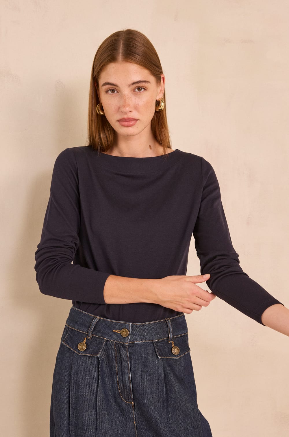 TANGUY organic cotton T-shirt;${refinementColor}