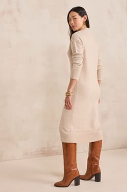 ROXANA dress in wool;${refinementColor}