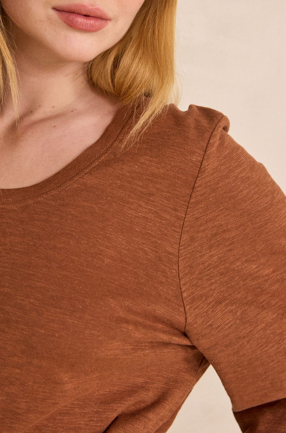 3/4 Sleeve T-shirt LIANA;${refinementColor}