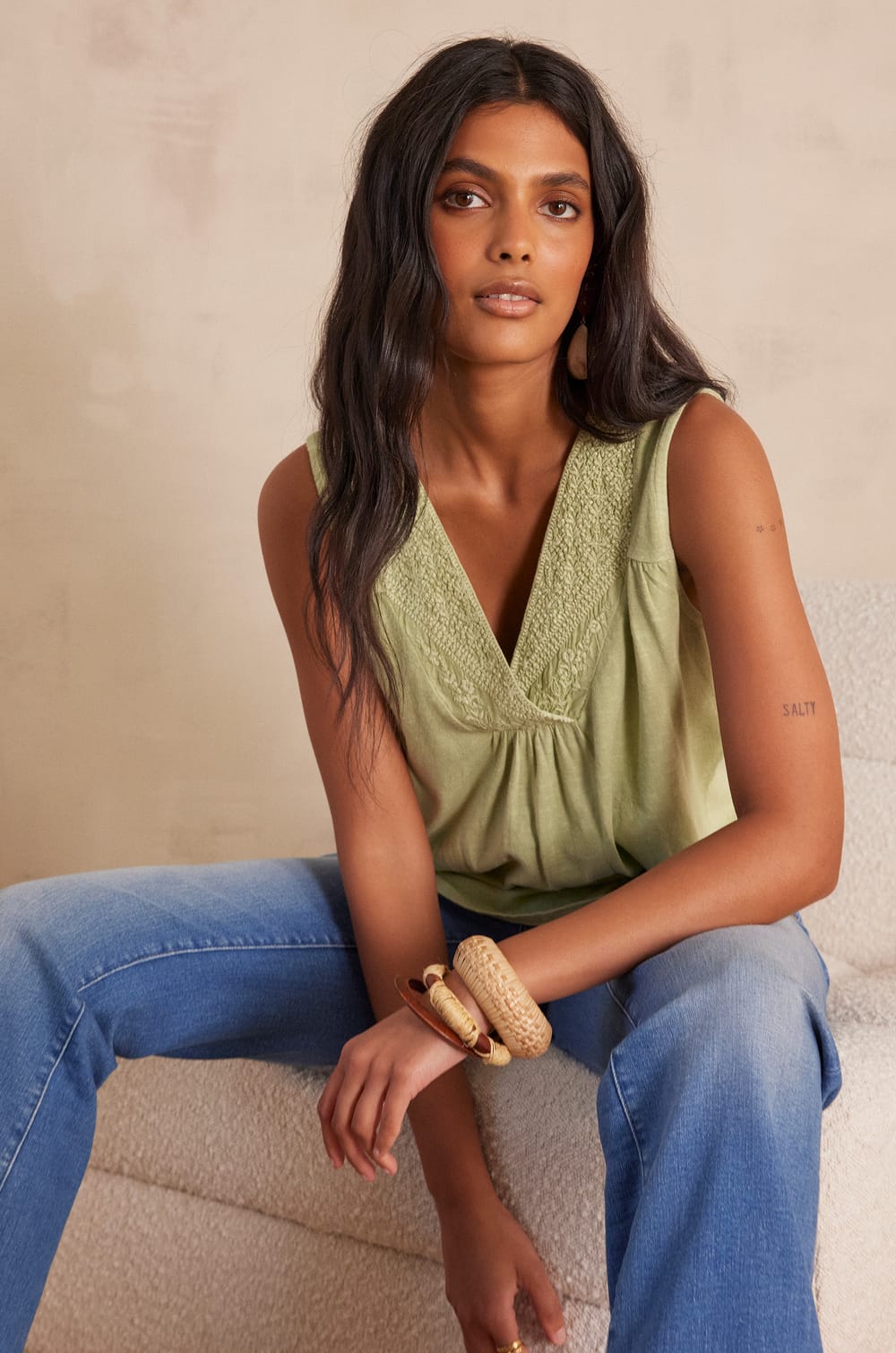 D&eacute;bardeur FELIX en coton;${refinementColor}