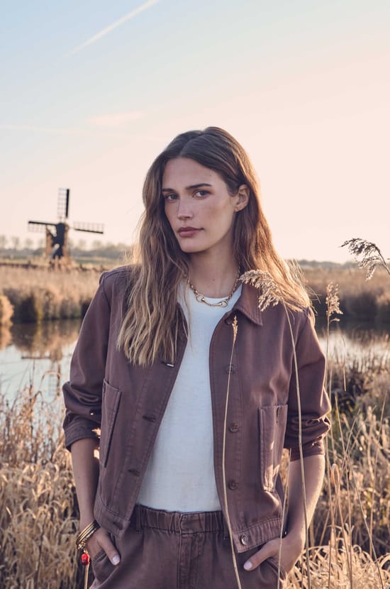 CASTILLE cotton jacket;${refinementColor}