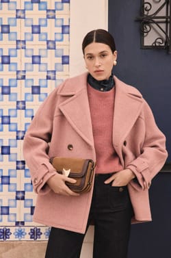 DEAN wool pea coat;${refinementColor}