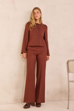 Broek met wijde pijpen LAYLA;${refinementColor}