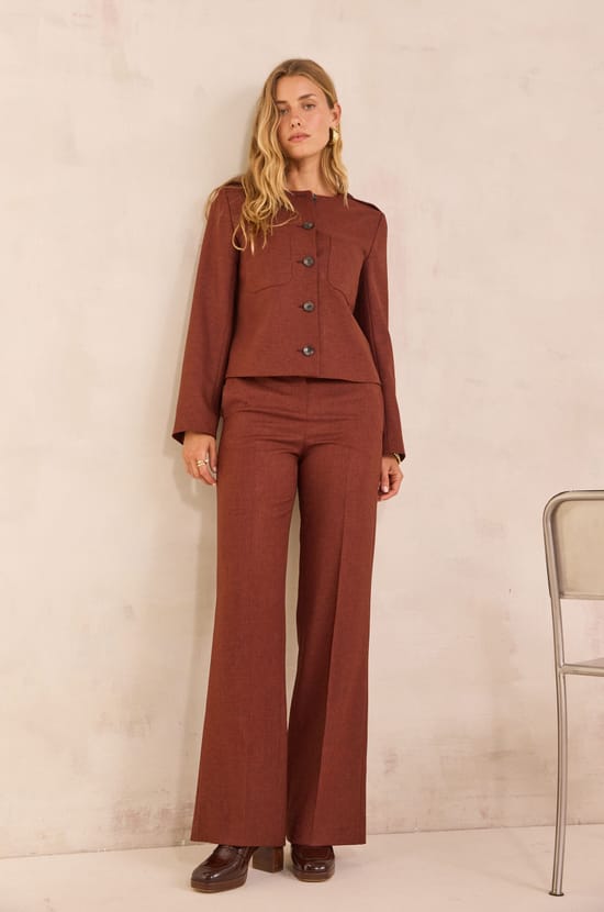 LAYLA wide-leg trousers;${refinementColor}