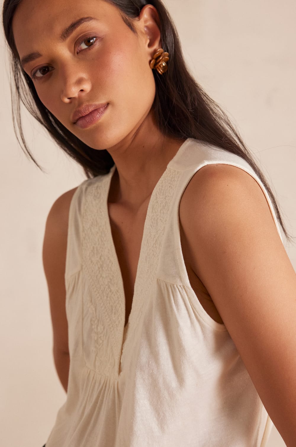 FELIX cotton tanktop;${refinementColor}