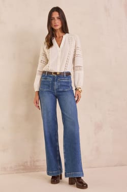 REBECCA Wide Leg Jeans;${refinementColor}