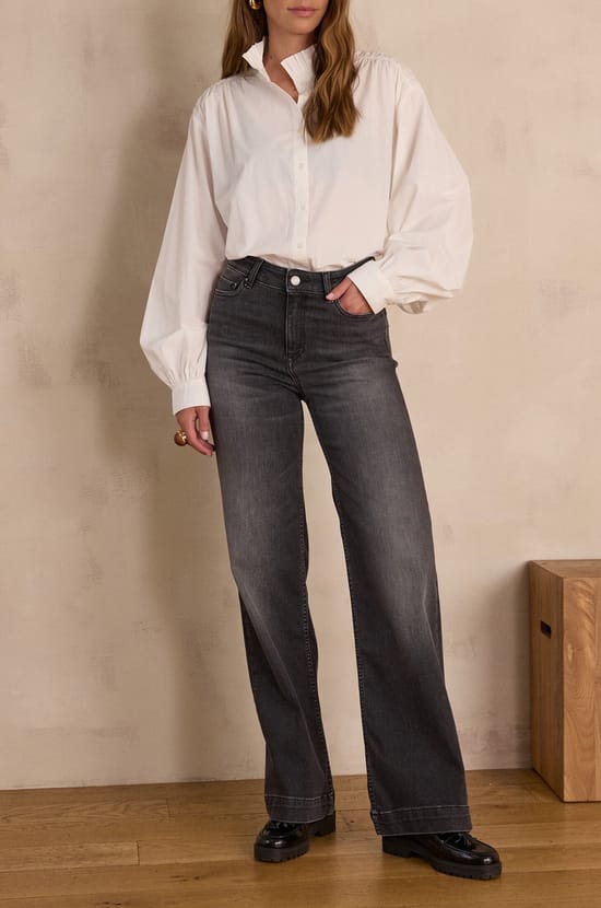Jean large LISA en denim;${refinementColor}