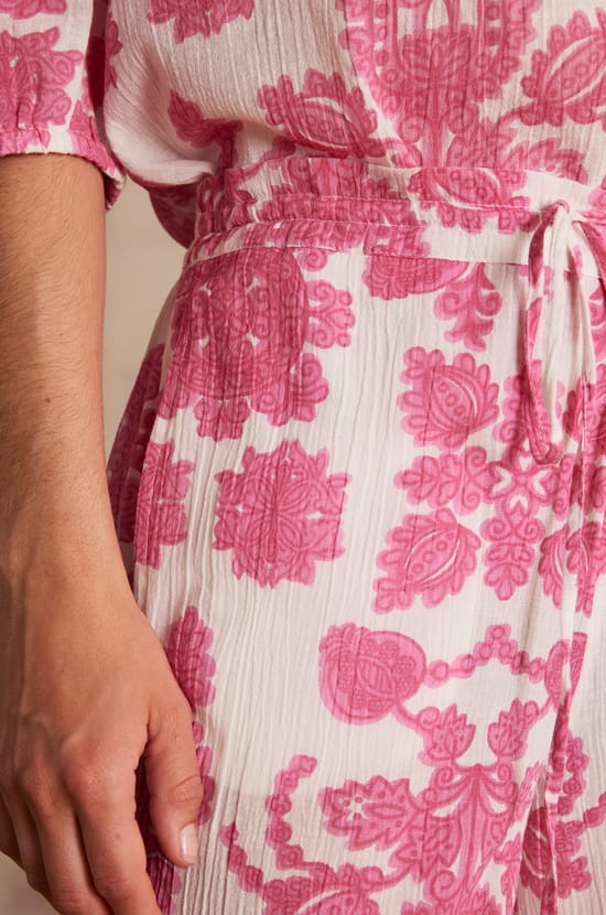 Pantalon PRINCE en coton;${refinementColor}