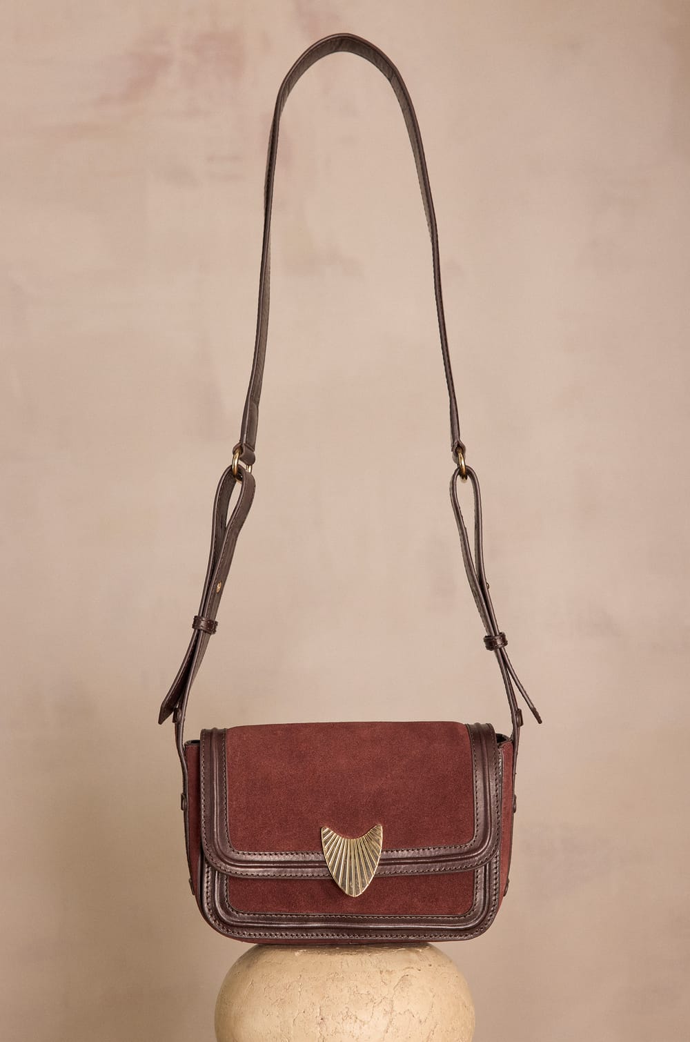 LEONARD MINI leather bag;${refinementColor}