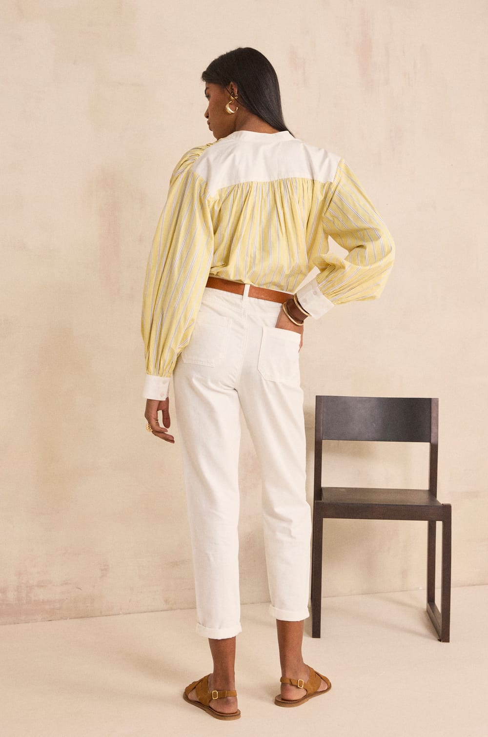 NALLA cotton pants;${refinementColor}