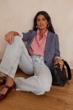 Vaquero ancho de algod&oacute;n LUNA;${refinementColor}