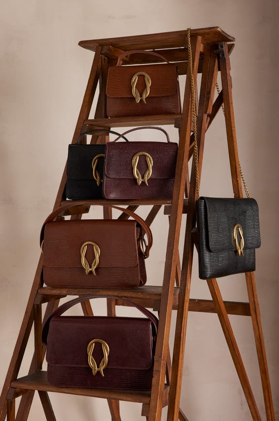 Mini LEON leather bag;${refinementColor}