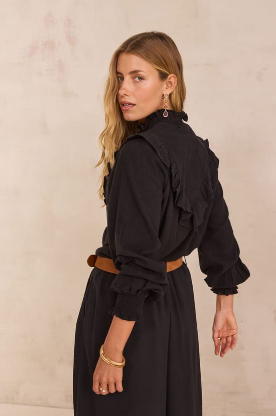 100% cotton DIVA blouse;${refinementColor}