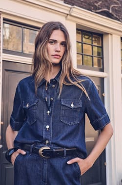SIDO denim shirt;${refinementColor}