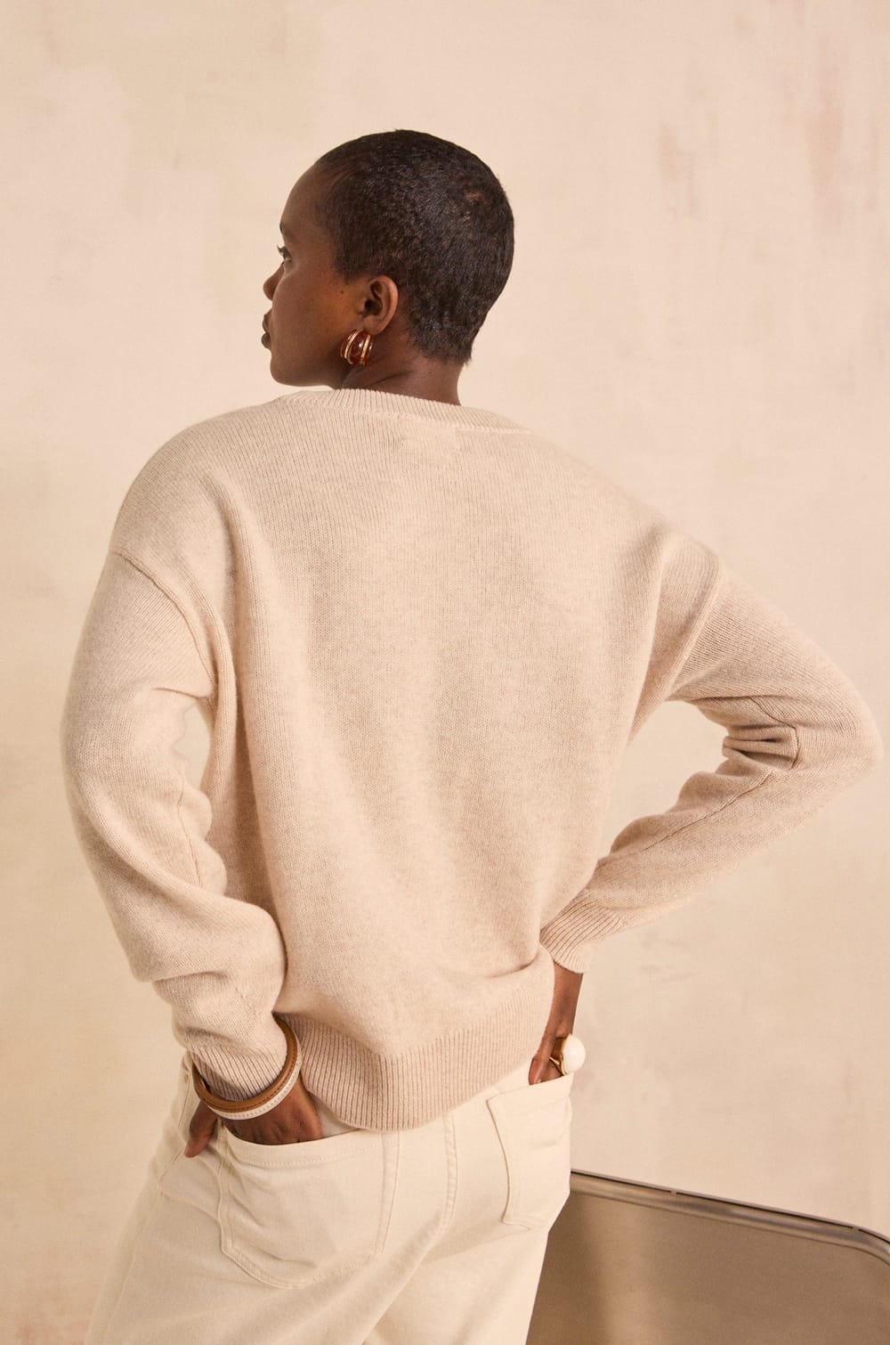 Abby wool and yak blend sweater;${refinementColor}