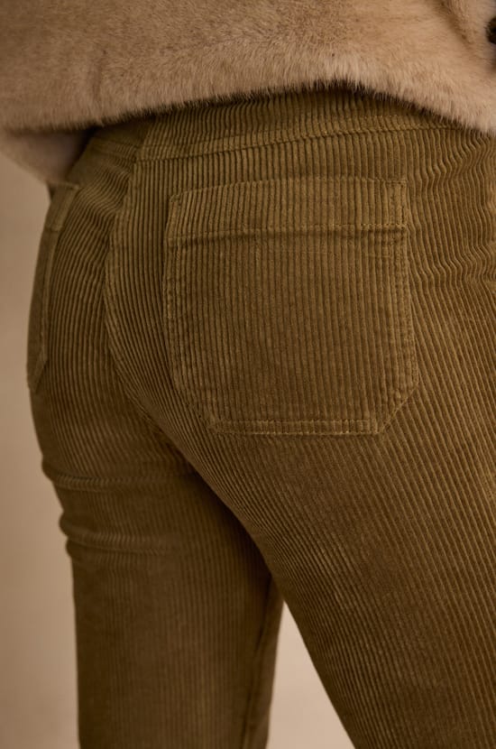 NALLA corduroy chino trousers;${refinementColor}