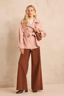 CAMERON mixed wool coat;${refinementColor}