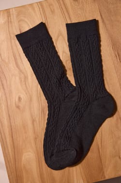 FANNY blended wool mesh socks;${refinementColor}