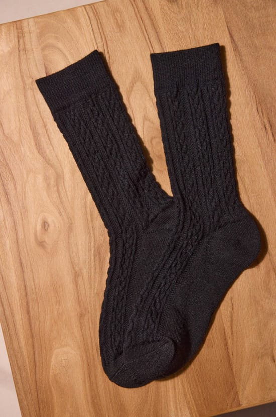 FANNY blended wool mesh socks;${refinementColor}