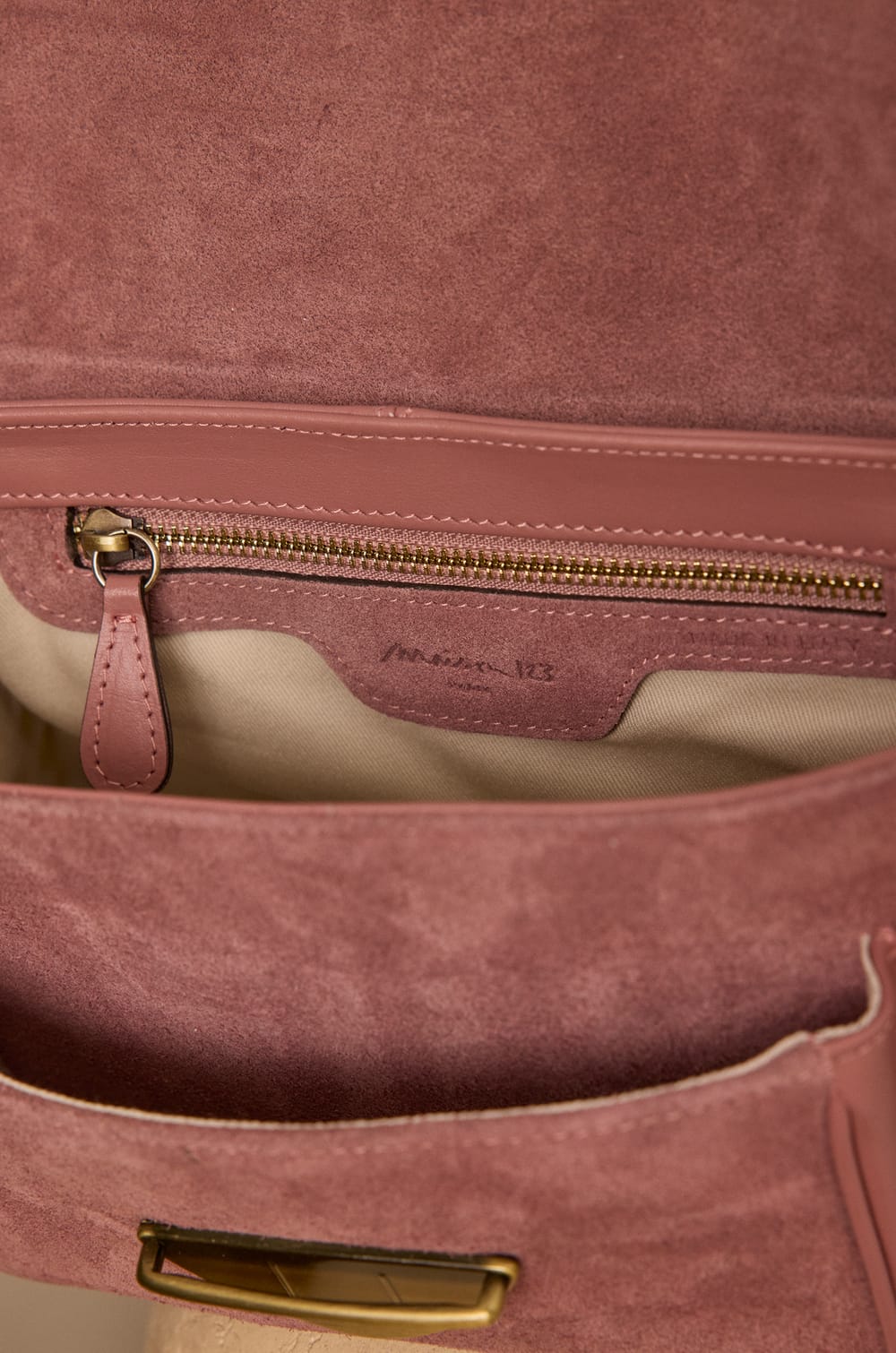 Sac en cuir velours GASTON;${refinementColor}
