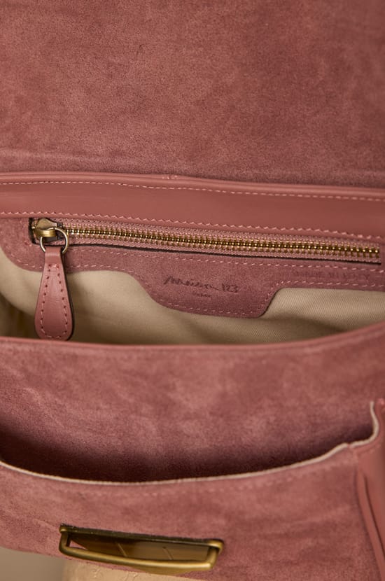 Sac en cuir velours GASTON;${refinementColor}