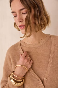 Mohair and wool cardigan PAOLO;${refinementColor}