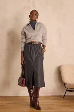 CHARLIE wool skirt;${refinementColor}