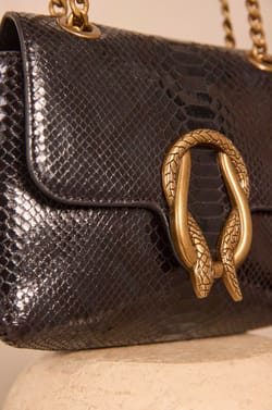 LEON MINI leather bag;${refinementColor}