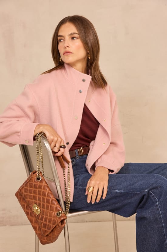 CHRIS mixed wool jacket;${refinementColor}