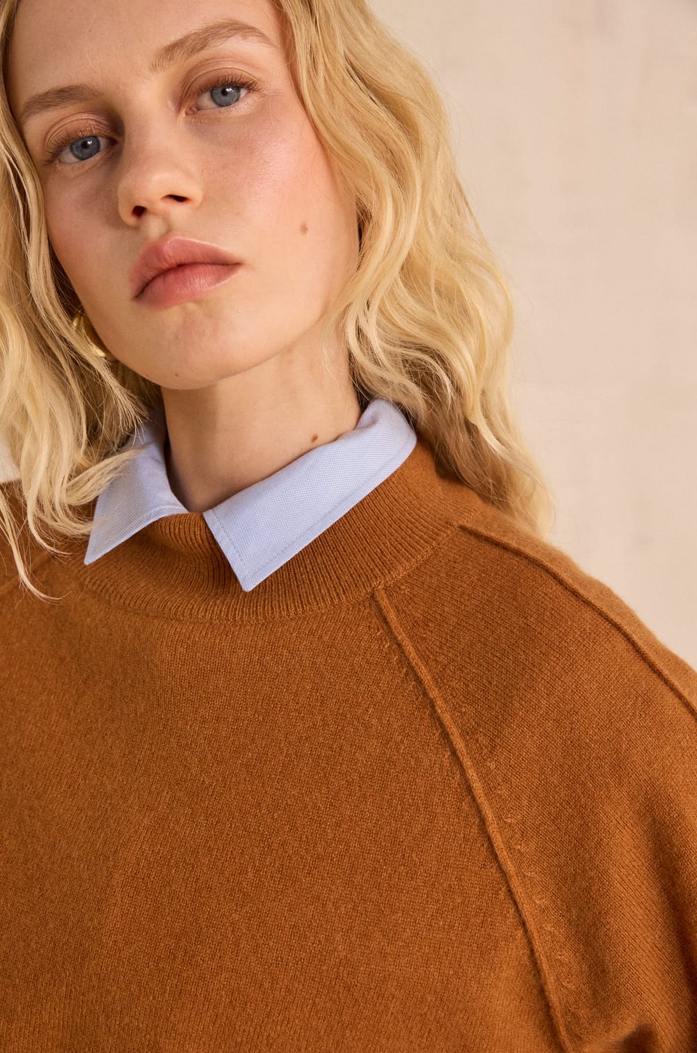 ACHILLE long sleeve cashmere sweater;${refinementColor}