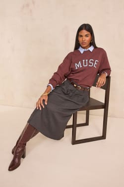 Jupe mi-longue OPHELIE;${refinementColor}