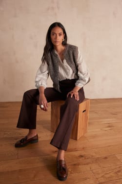 CLARENCE wool Cardigan;${refinementColor}