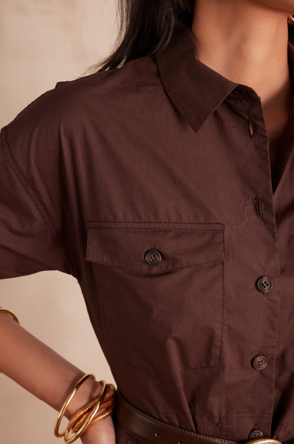 Robe ROSALIE en coton;${refinementColor}