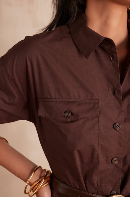 ROSALIE cotton dress;${refinementColor}