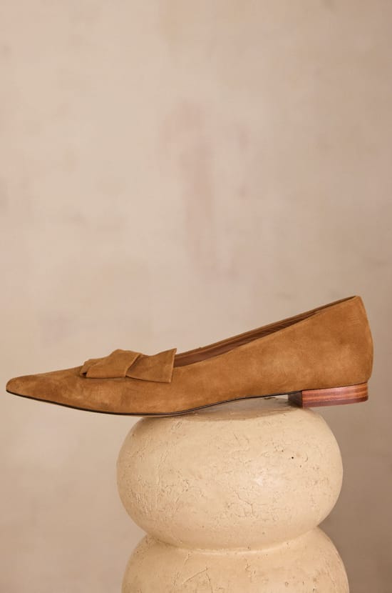 Ballerines en 100% cuir SARAH;${refinementColor}