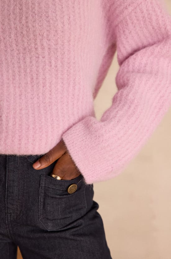 Pull en alpaga et laine BLOOM;${refinementColor}