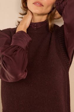 Sleeveless wool sweater ANOUK;${refinementColor}