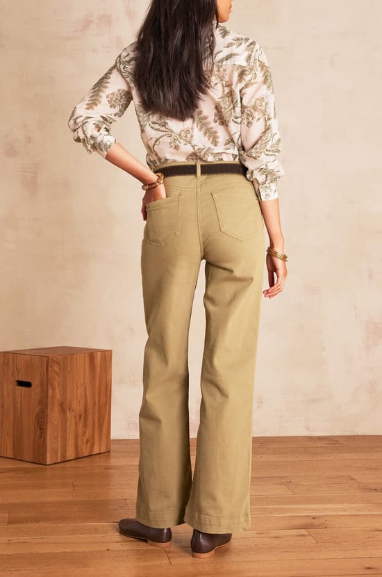 Jean large LISA en coton;${refinementColor}