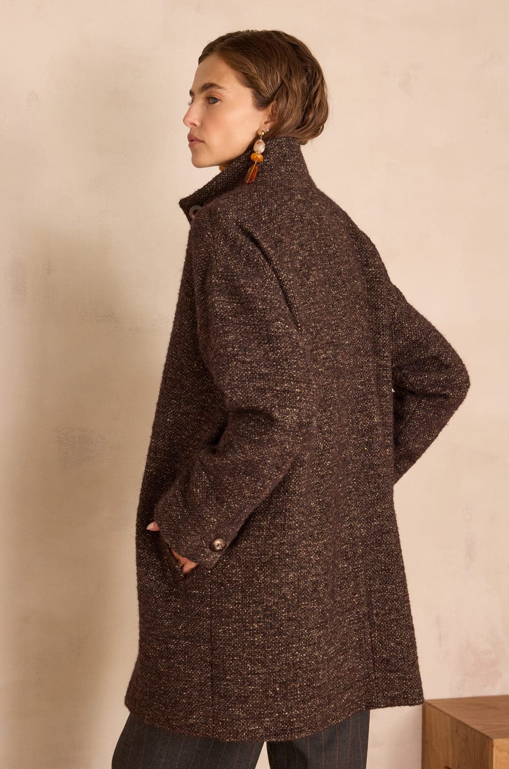 ARMANCE wool coat;${refinementColor}