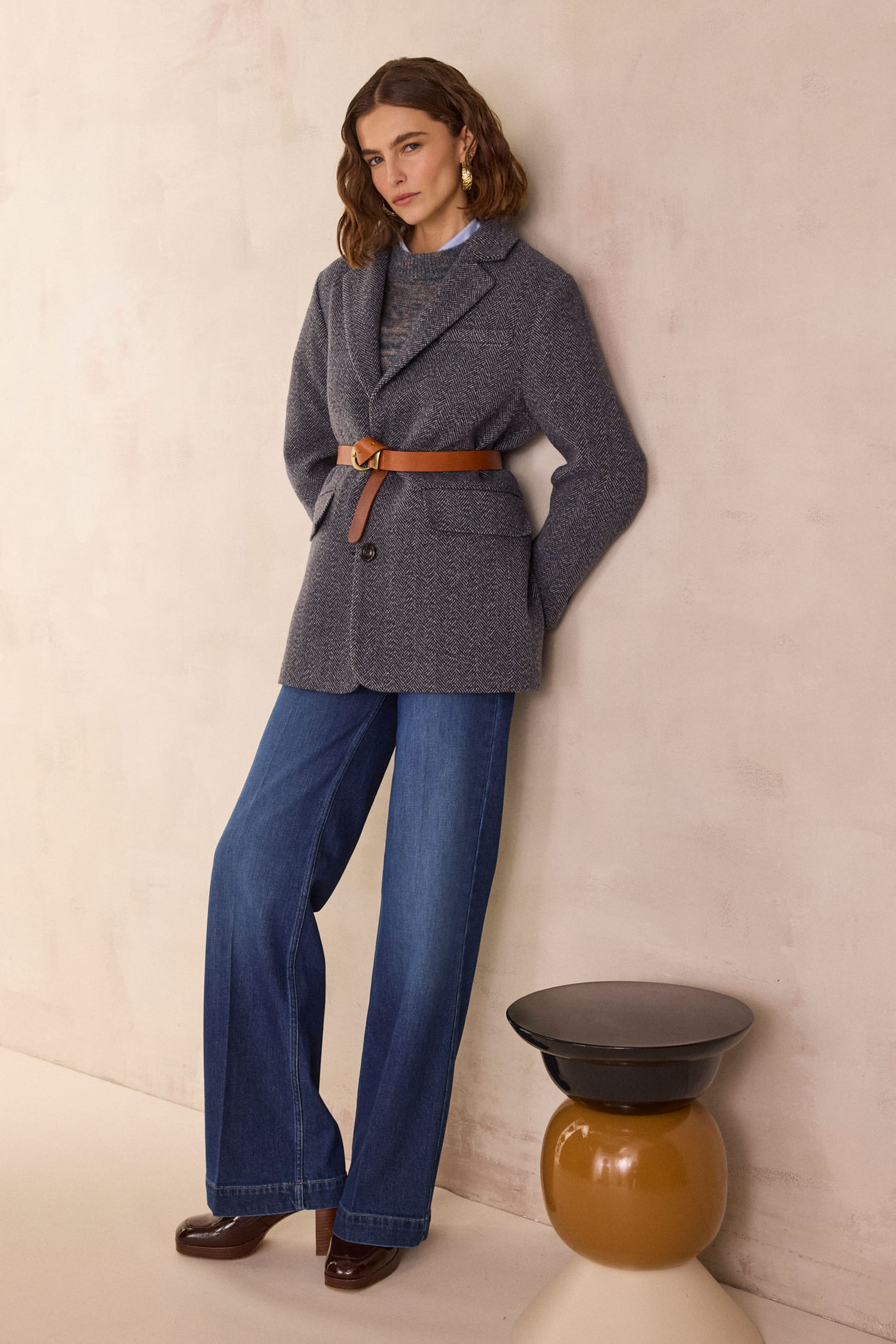 Woman coats: wool coats, officer coat, padded jackets - Maison 123