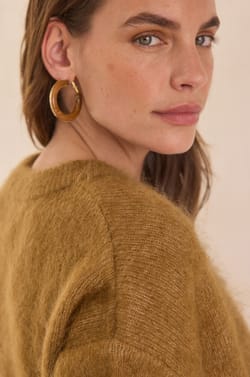 LOU mohair cardigan;${refinementColor}