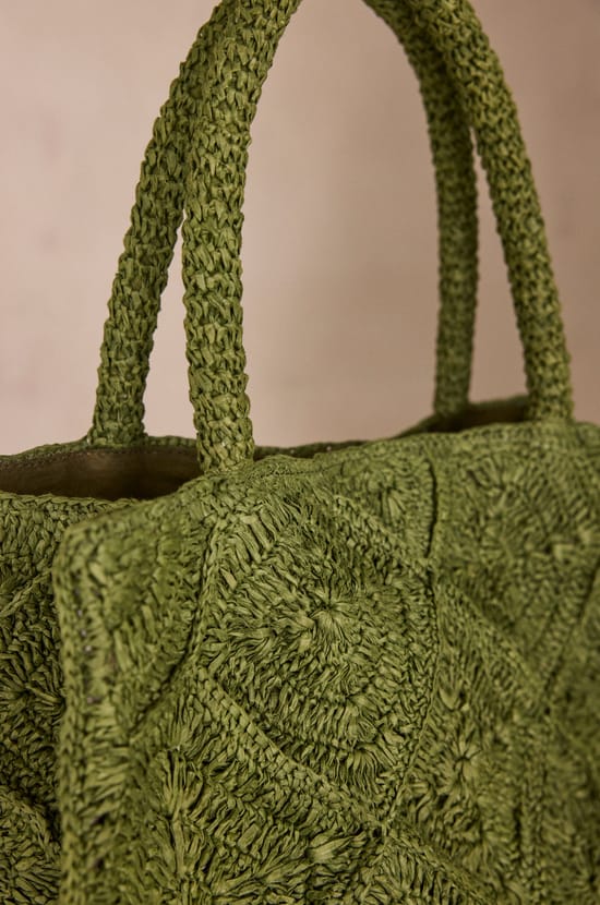 MARLON raffia tote bag;${refinementColor}